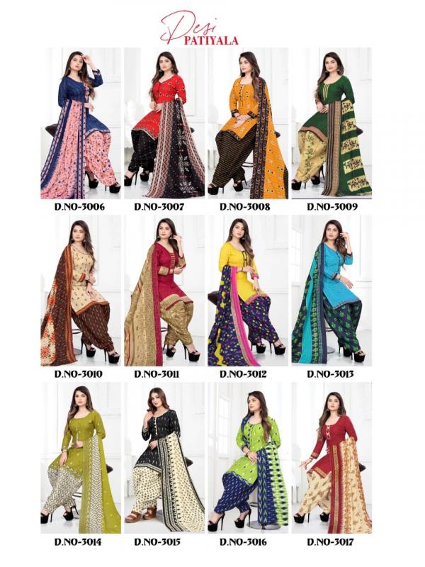 Ganesha Desi Patiyala Vol-3 Indo Cotto Readymade Suit